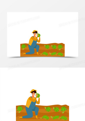 350手绘卡通菜地免抠素材500手绘卡通种满蔬菜的菜地免抠素材20菜地