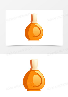 手绘卡通洗手液瓶子免抠素材