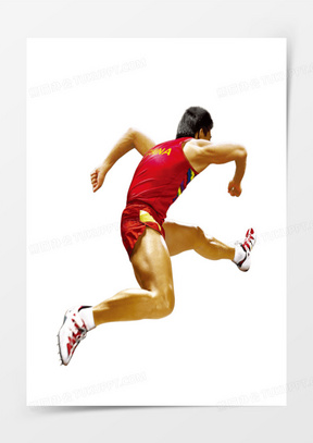 人奔跑图片素材