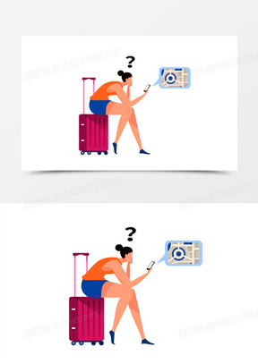 迷路图片忧伤卡通头像_熊猫办公