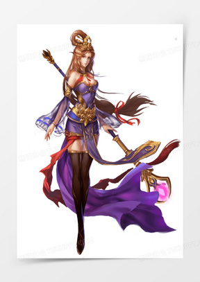 法师逐风者血魔法师帅爆20冷酷魔法师游戏原画01飞舞的红发魔法师游戏