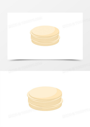 擀饺子皮图片卡通可爱