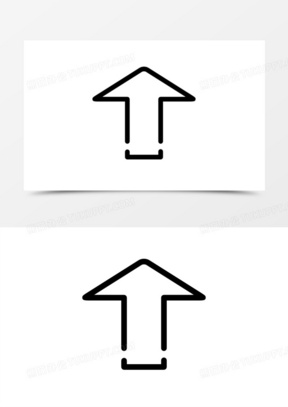上升箭头图标图片素材