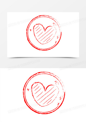 卡通盖章图片素材