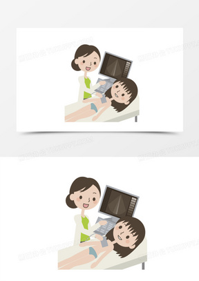 卡通超声心电图