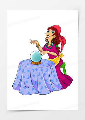 看水晶球的女巫