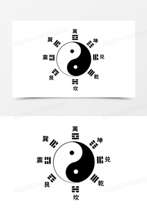 阴阳八卦图片素材