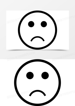 皱眉的表情图标