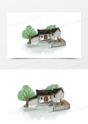 农家小院81卡通手绘陕北农家小院素材82墨迹中的农家小院61农家小院30