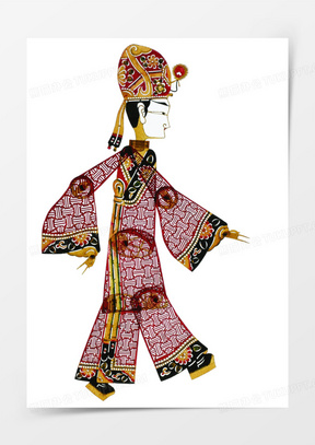 民间皮影戏艺术海报