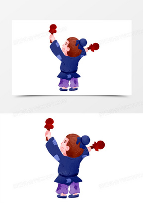 210卡通手绘古代鸣冤击鼓素材190手绘卡通衙门审案场景素材131手绘