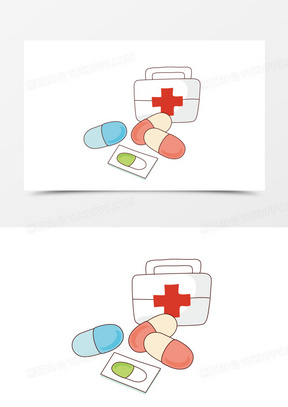 卡通医药箱图片素材