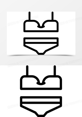 内衣图标设计图案图片