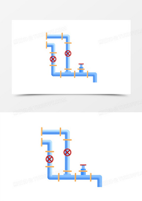 用图形表达给水管道图片