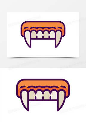 尖牙图标132手绘尖牙大蓝鲨130尖牙张嘴鲨鱼免抠素材130卡通动物尖牙