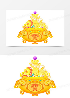 大量金银财宝图片高清