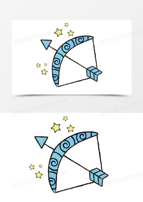 射手座图片头像动漫可爱下载_熊猫办公