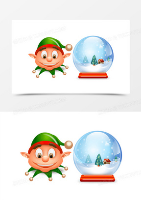 卡通玻璃球