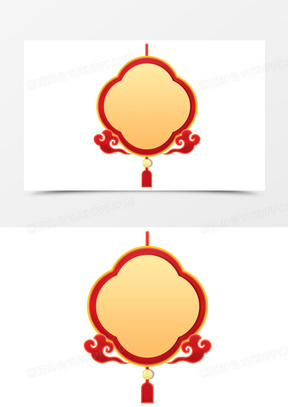 红金创意立体浮雕边框素材