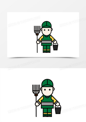 辛苦的农民工图片卡通