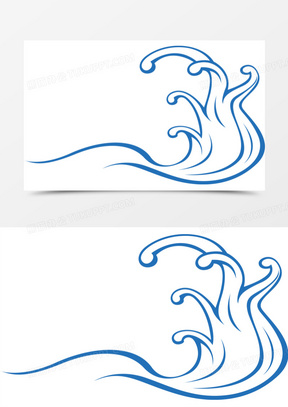 海浪剪影素材_海浪剪影图片_海浪剪影素材图片下载_熊猫办公