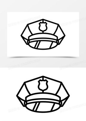 警察的帽徽图片怎么画图片