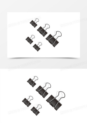 燕尾夹图片素材