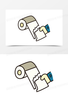 卡通纸巾图片素材