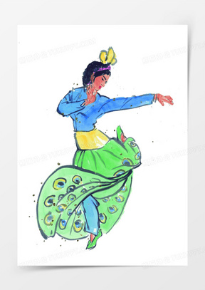 舞女图片唯美头像大全_跳舞女图片头像卡通可爱下载_熊猫办公