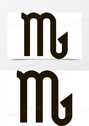 天蝎座图案标志图片