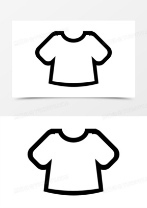 白色的t恤图标