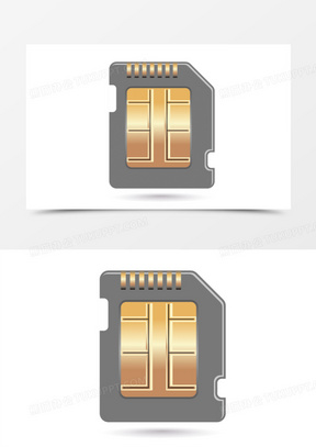 矢量手机芯片卡