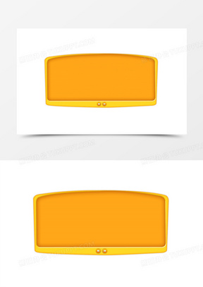 长方形卡通图片素材