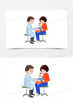 儿童体检图片素材