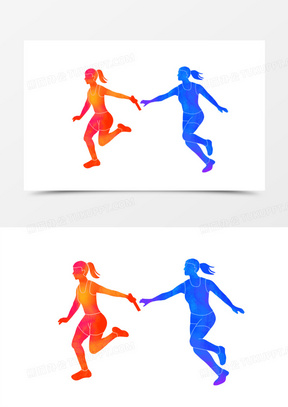 梦想背景海报120接力跑比赛背景1475扁平化艺术图标1602020鼠年到了艺