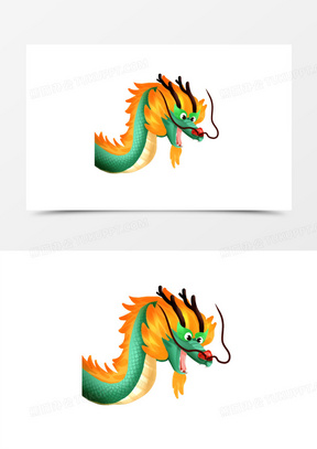 龙的卡通图片大全可爱头像_龙的卡通图片可爱呆萌下载_熊猫办公