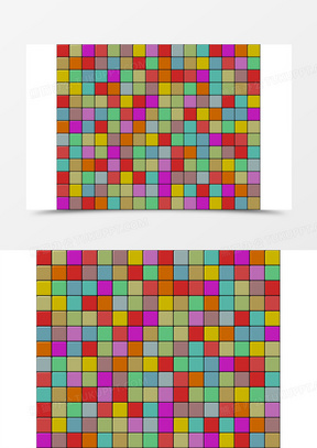 马赛克图片简单可爱的画法_马赛克图片效果图素材下载_熊猫办公