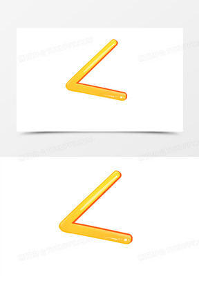 20卡通黄色小于等于号数学符号免抠素材110卡通蓝色小于号数学符号免