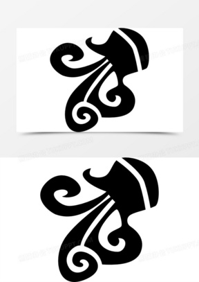 水瓶座的星座符号图标