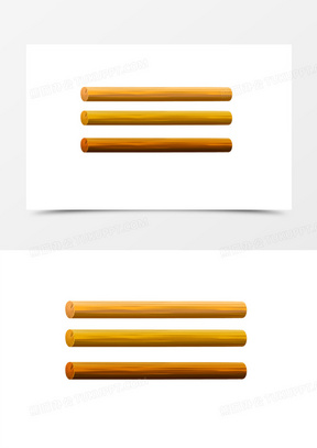 手绘木头棍子元素