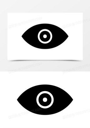 黑眼圈的符号可视化图标