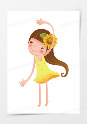 翩翩起舞的女孩