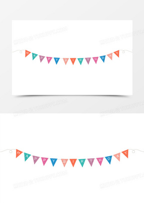 彩旗图片大全大图卡通图片_漂亮的彩旗设计图_熊猫办公