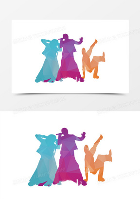 唱歌跳舞卡通图片大全可爱