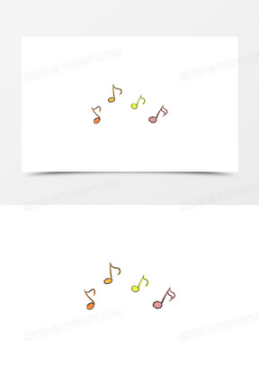 音符图片卡通可爱版