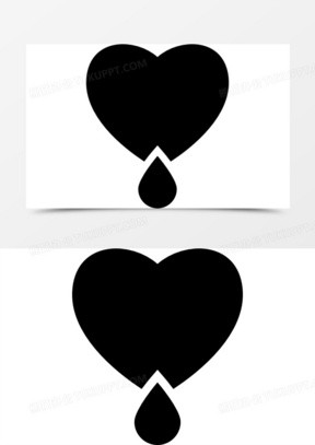 流血的心图标
