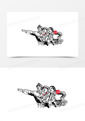 工农阶级宣传图片素材