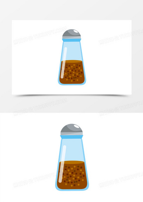 矢量卡通野餐胡椒粉素材