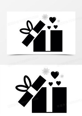 打开礼物盒图片素材