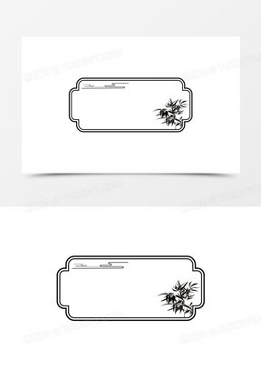 古风标题边框图片素材